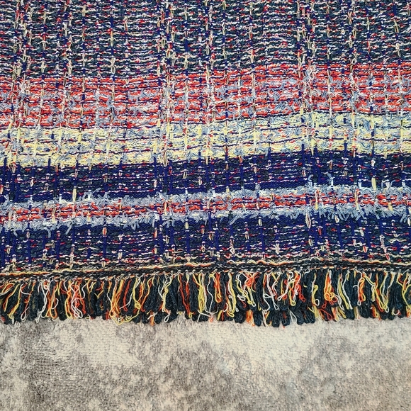 St. John Ellah Tweed Knit Multicolor Dress Size 14 - Picture 7 of 9